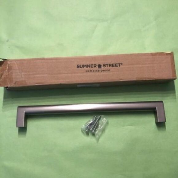 Sumner Street Home Vail 12” Center-to-Center Satin Nickel Appliance/Drawer Pull - Picture 2 of 3